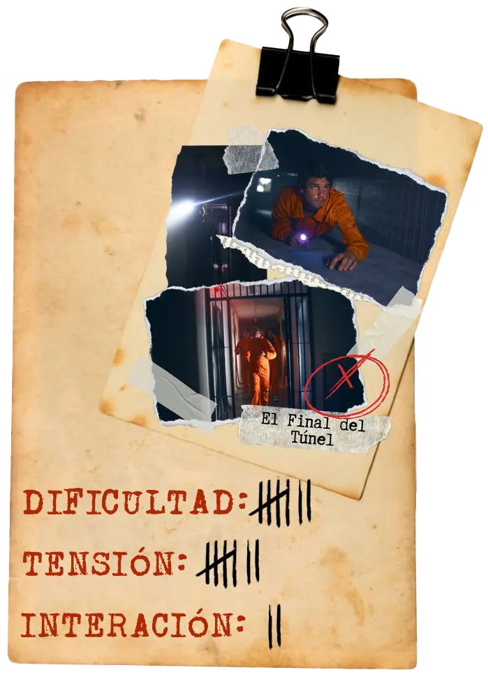ficha el final del tunel new - Prision Experience