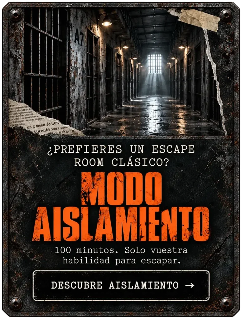 banner 02 modo aislamiento movil - Prision Experience